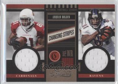2011 Panini Timeless Treasures - Changing Stripes Materials #1 - Anquan Boldin /149