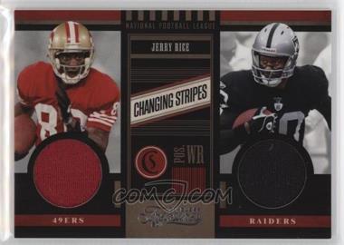 2011 Panini Timeless Treasures - Changing Stripes Materials #12 - Jerry Rice /249