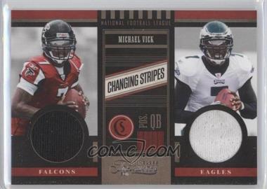 2011 Panini Timeless Treasures - Changing Stripes Materials #21 - Michael Vick /249