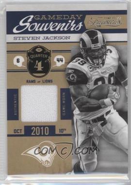 2011 Panini Timeless Treasures - Gameday Souvenirs - 4th Quarter #11 - Steven Jackson /250