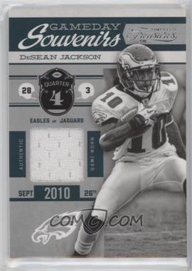 2011 Panini Timeless Treasures - Gameday Souvenirs - 4th Quarter #3 - DeSean Jackson /250