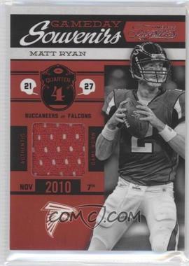 2011 Panini Timeless Treasures - Gameday Souvenirs - 4th Quarter #7 - Matt Ryan /190