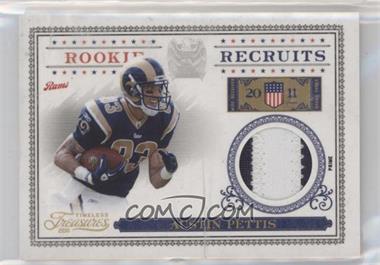 2011 Panini Timeless Treasures - Rookie Recruits Materials - Prime #10 - Austin Pettis /25