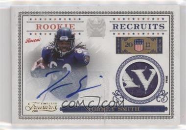 2011 Panini Timeless Treasures - Rookie Recruits Materials - Prime #6 - Torrey Smith /25 [EX to NM]