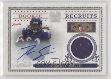 2011 Panini Timeless Treasures - Rookie Recruits Materials - Signatures #6 - Torrey Smith /100