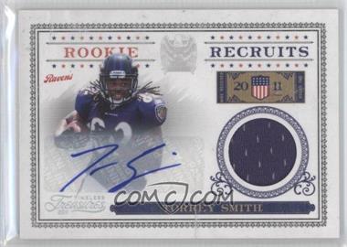 2011 Panini Timeless Treasures - Rookie Recruits Materials - Signatures #6 - Torrey Smith /100