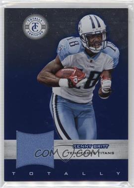 2011 Panini Totally Certified - [Base] - Totally Blue Materials #31 - Kenny Britt /249