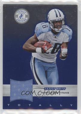 2011 Panini Totally Certified - [Base] - Totally Blue Materials #31 - Kenny Britt /249