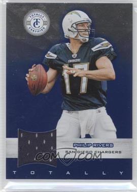 2011 Panini Totally Certified - [Base] - Totally Blue Materials #43 - Philip Rivers /249