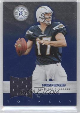 2011 Panini Totally Certified - [Base] - Totally Blue Materials #43 - Philip Rivers /249