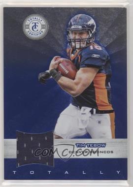 2011 Panini Totally Certified - [Base] - Totally Blue Materials #50 - Tim Tebow /249