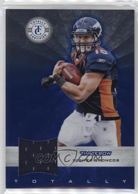 2011 Panini Totally Certified - [Base] - Totally Blue Materials #50 - Tim Tebow /249