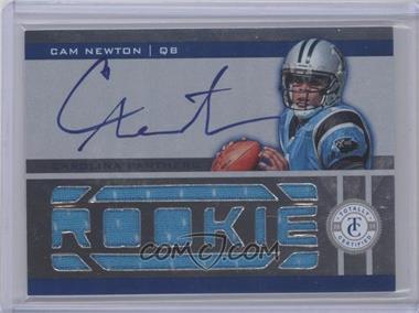 2011 Panini Totally Certified - [Base] - Totally Blue #207 - Freshman Fabric - Cam Newton /299