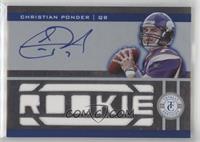 Freshman Fabric - Christian Ponder #/299