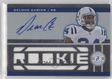 2011 Panini Totally Certified - [Base] - Totally Blue #212 - Freshman Fabric - Delone Carter /499