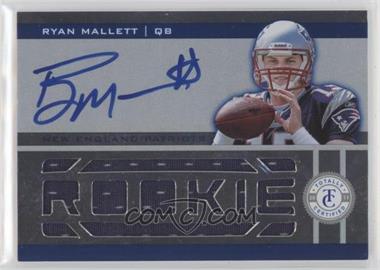 2011 Panini Totally Certified - [Base] - Totally Blue #228 - Freshman Fabric - Ryan Mallett /299