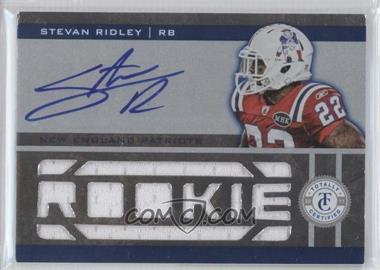 2011 Panini Totally Certified - [Base] - Totally Blue #231 - Freshman Fabric - Stevan Ridley /499