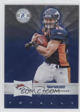 2011 Panini Totally Certified - [Base] - Totally Blue #50 - Tim Tebow /50