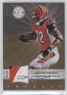 2011 Panini Totally Certified - [Base] - Totally Gold Materials Prime #17 - Cedric Benson /49