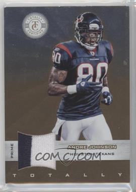 2011 Panini Totally Certified - [Base] - Totally Gold Materials Prime #27 - Andre Johnson /10