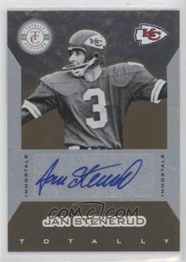 2011 Panini Totally Certified - [Base] - Totally Gold #134 - Immortals - Jan Stenerud /15