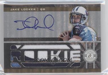 2011 Panini Totally Certified - [Base] - Totally Gold #215 - Freshman Fabric - Jake Locker /25