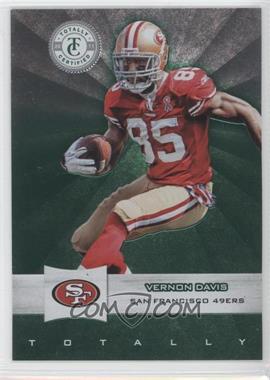 2011 Panini Totally Certified - [Base] - Totally Green #91 - Vernon Davis /5