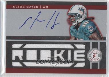 2011 Panini Totally Certified - [Base] - Totally Red #209 - Freshman Fabric - Clyde Gates /300