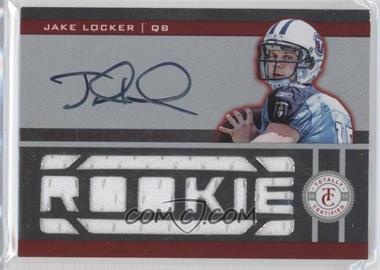 2011 Panini Totally Certified - [Base] - Totally Red #215 - Freshman Fabric - Jake Locker /200