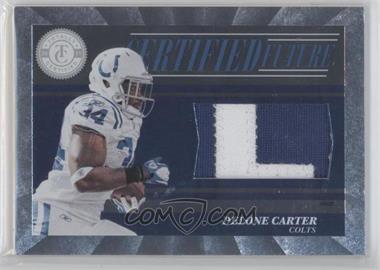 2011 Panini Totally Certified - Certified Future Materials - Prime #18 - Delone Carter /49