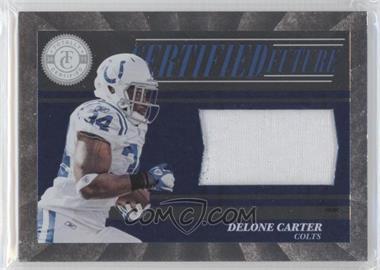 2011 Panini Totally Certified - Certified Future Materials - Prime #18 - Delone Carter /49