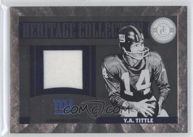 2011 Panini Totally Certified - Heritage Collection Materials #2 - Y.A. Tittle /249