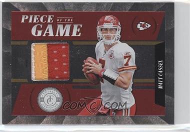 2011 Panini Totally Certified - Piece of the Game - Prime #24 - Matt Cassel /49