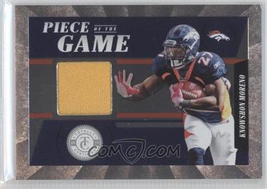 2011 Panini Totally Certified - Piece of the Game #14 - Knowshon Moreno /199