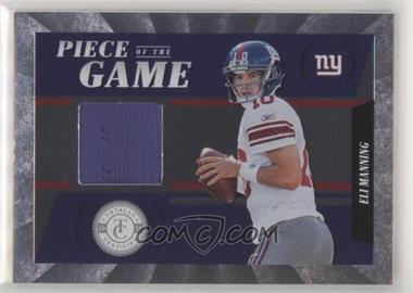 2011 Panini Totally Certified - Piece of the Game #34 - Eli Manning /149