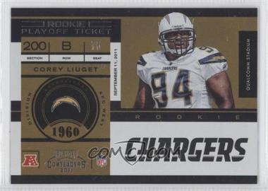 2011 Playoff Contenders - [Base] - Playoff Ticket #121 - Corey Liuget /99