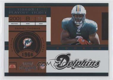 2011 Playoff Contenders - [Base] - Playoff Ticket #215 - Daniel Thomas /99 [EX to NM]