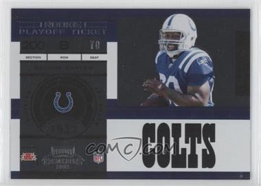 2011 Playoff Contenders - [Base] - Playoff Ticket #236 - Delone Carter /99