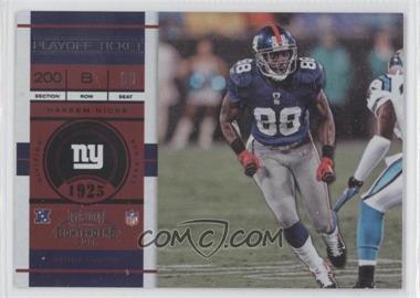 2011 Playoff Contenders - [Base] - Playoff Ticket #56 - Hakeem Nicks /99