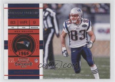 2011 Playoff Contenders - [Base] #10 - Wes Welker