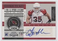 Rookie Ticket - Anthony Sherman