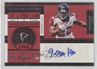 2011 Playoff Contenders - [Base] #138 - Rookie Ticket - Jacquizz Rodgers