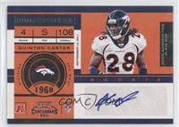 Rookie Ticket - Quinton Carter