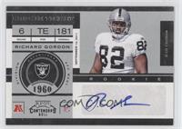 Rookie Ticket - Richard Gordon