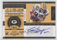 Rookie Ticket - Ryan Taylor