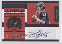 Rookie Ticket - T.J. Yates