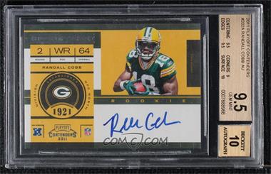 2011 Playoff Contenders - [Base] #202.1 - Rookie Ticket - Randall Cobb (Base) [BGS 9.5 GEM MINT]
