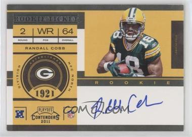 2011 Playoff Contenders - [Base] #202.1 - Rookie Ticket - Randall Cobb (Base)