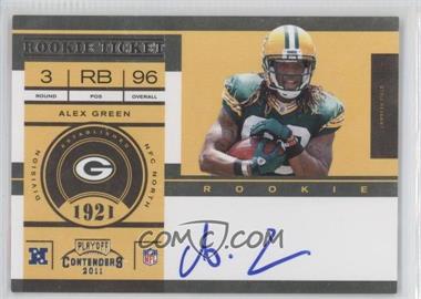 2011 Playoff Contenders - [Base] #207.1 - Rookie Ticket - Alex Green (Base)