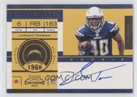 Rookie Ticket - Jordan Todman (Base)